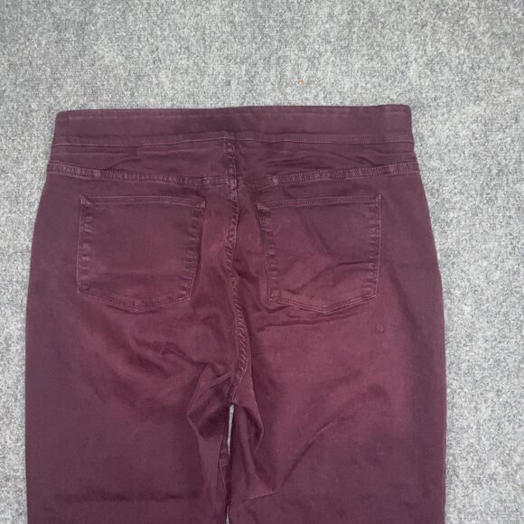 Soft Surroundings Jeans Womens Size L Purple Denim Pull On - Picture 9 of 10
